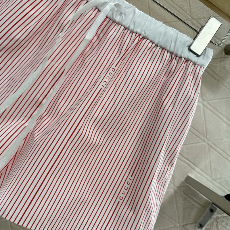 Gucci Dam Bomull Fil Coupé Shorts 831870ZAS7C