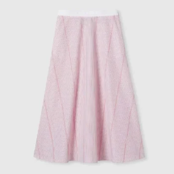 Gucci Women Cotton Fil Coupé Skirt 826610ZAS7C