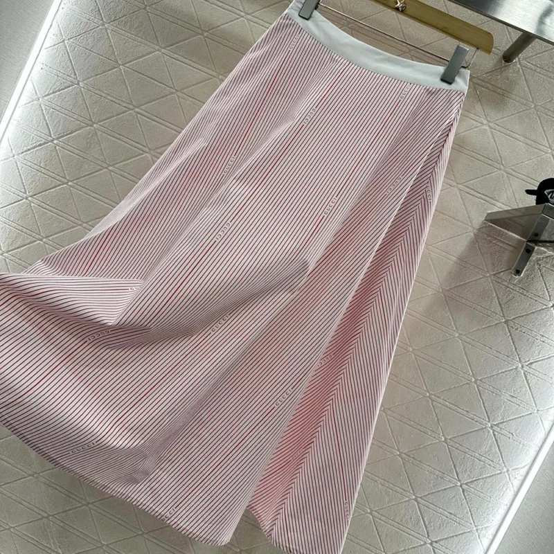 Gucci Women Cotton Fil Coupé Skirt 826610ZAS7C