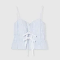 Gucci Women Cotton Fil Coupé Top 831873Z7ASD9025
