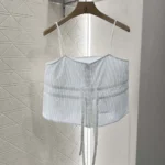 Gucci Women Cotton Fil Coupé Top 831873Z7ASD9025