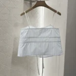 Gucci Women Cotton Fil Coupé Top 831873Z7ASD9025