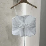 Gucci Women Cotton Fil Coupé Top 831873Z7ASD9025