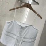 Gucci Women Cotton Fil Coupé Top 831873Z7ASD9025