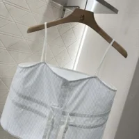 Gucci Women Cotton Fil Coupé Top 831873Z7ASD9025 (1)