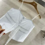 Gucci Women Cotton Fil Coupé Top 831873Z7ASD9025