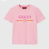 Gucci Women Cotton Jersey T-shirt with Print 838011XJHG5