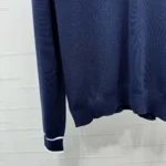 Gucci Women Cotton Polo Top with Gucci Intarsia 815905XKELU