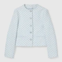 Giacca da donna Gucci in cotone GG Bouclé 835524ZASUE