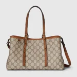 Gucci Borsa tote media GG Emblem da donna - Marrone ‎815214FAD6L9758