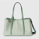 Gucci Women GG Emblem Medium Tote Bag-Green 815214 FAD6L 8458