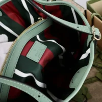 Gucci Women GG Emblem Medium Tote Bag-Green 815214 FAD6L 8458 (1)