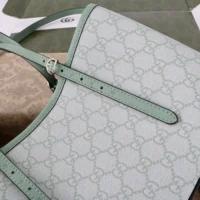 Gucci Women GG Emblem Medium Tote Bag-Green 815214 FAD6L 8458 (1)