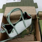 Gucci Women GG Emblem Medium Tote Bag-Green 815214 FAD6L 8458