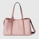 Gucci Women GG Emblem Medium Tote Bag-Pink 815214FAD6L8459