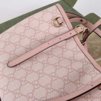 Gucci Women GG Emblem Medium Tote Bag-Pink 815214FAD6L8459 (1)