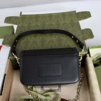Gucci Women Go Small Shoulder Bag-Nero 826761 FAEKK 1000 (1)