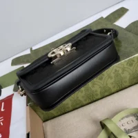 Gucci Women Go Small Shoulder Bag-Nero 826761 FAEKK 1000 (1)