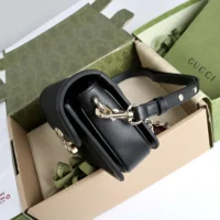 Gucci Women Go Small Shoulder Bag-Nero 826761 FAEKK 1000 (1)
