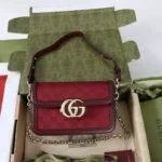 Gucci Women Go Small Shoulder Bag-Maroon 826761FAEKL6207