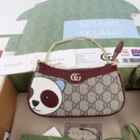Gucci Women Ophidia Mini Bag-Dark Brown 818763FAEEO8575 (1)
