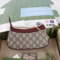 Gucci Women Ophidia Mini Bag-Dark Brown 818763FAEEO8575 (1)