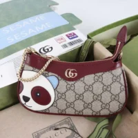 Gucci Women Ophidia Mini Bag-Dark Brown 818763FAEEO8575 (1)