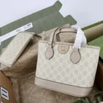 Gucci Women Ophidia Small Tote Bag-Beige 811716FAA4G9897