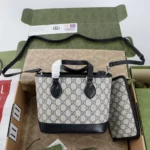 Gucci Women Ophidia Small Tote Bag-Navy 811716K9GSN4075