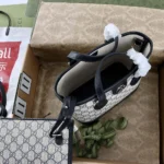 Gucci Women Ophidia Small Tote Bag-Navy 811716K9GSN4075