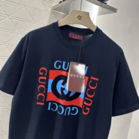 Gucci Women Printed Cotton Jersey T-shirt 796395XJHDB (1)
