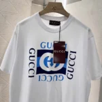 T-shirt en jersey de coton imprimé Gucci pour femme ‎796395XJHDB