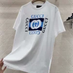 T-shirt en jersey de coton imprimé Gucci pour femme ‎796395XJHDB
