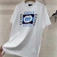 Gucci Women Printed Cotton Jersey T-shirt ‎796395XJHDB (1)