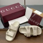 Gucci Women Sandal with Double G 816633AAEKU9540