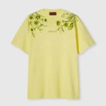 Gucci Women Soft Cotton Jersey T-shirt with Print 837959XJHG1