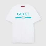 Gucci Women Soft Cotton Jersey T-shirt with Print 837959XJHGY