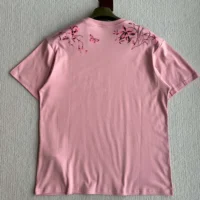 Gucci Women Soft Cotton Jersey T-shirt with Print-Pink (1)