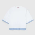 Gucci Women Soft Jersey T-shirt with Embroidery ‎833049XJHGV