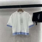 Gucci Women Soft Jersey T-shirt with Embroidery ‎833049XJHGV