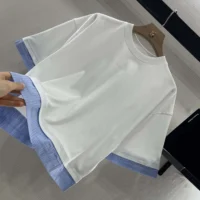 Gucci Women Soft Jersey T-shirt with Embroidery ‎833049XJHGV (1)