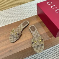 Gucci Women’s Slide Sandal with Horsebit 835828FAB10 (1)