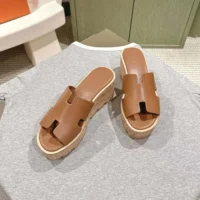 Hermes Women Eze 30 Sandal-Brown H221026ZA3 (1)