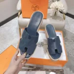 Hermes Women Eze 30 Sandal-Navy H232150ZQ