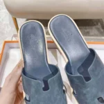 Hermes Women Eze 30 Sandal-Navy H232150ZQ