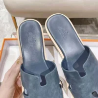 Hermes Women Eze 30 Sandal-Navy H232150ZQ8 (1)