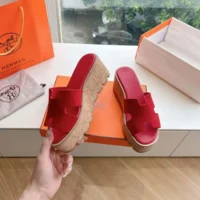 Hermes Women Eze 30 Sandal-Red H232150Z2K (1)