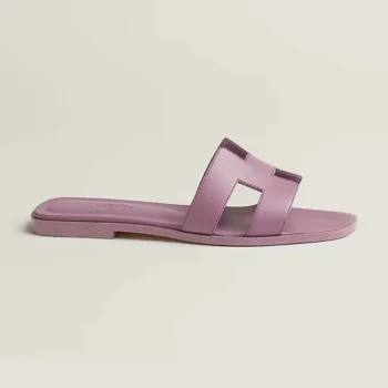 Hermes Women Oran Sandal-Light Purple H202230Z