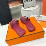 Hermes Women Oran Sandal-Rose H202272Z