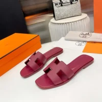 Hermes Women Oran Sandal-Rose H202272Z (1)